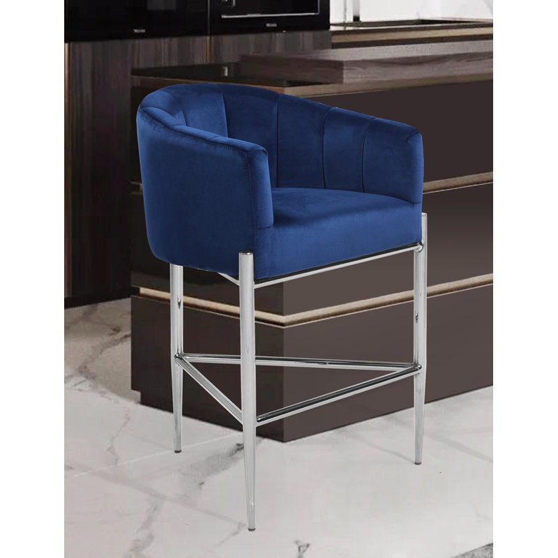 Mercer41 Lombard Stool & Reviews Wayfair
